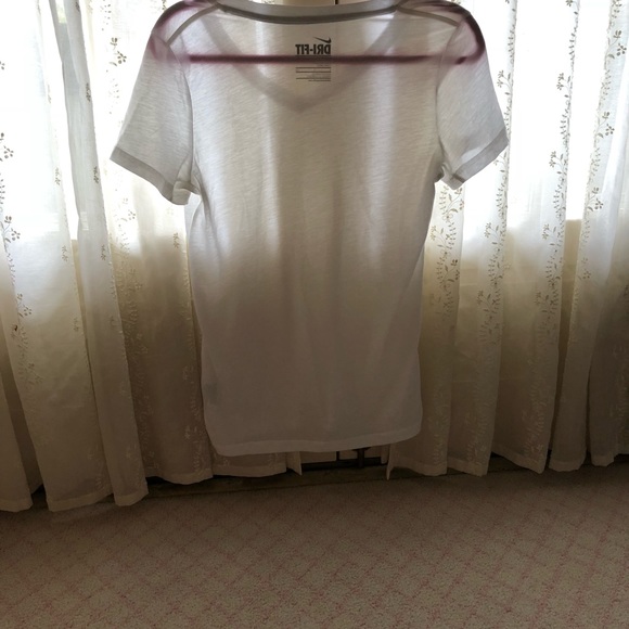 Nike White Dri Fit Tee - Picture 3 of 3